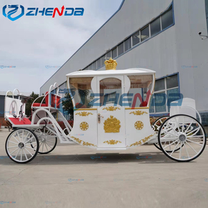 Noble Sightseeing Royal Carriage Parque de Atracciones Cenicienta Princesa Decoración del hogar Accesorios de fiesta Boda Carruaje de <span class=keywords><strong>caballos</strong></span> - Product Image 6