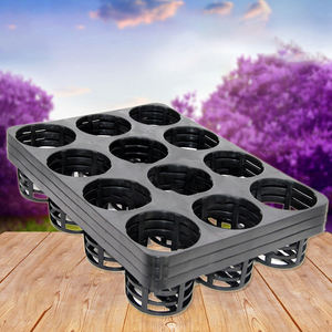 LT298 Bandeja <span class=keywords><strong>de</strong></span> Plástico para Macetas <span class=keywords><strong>de</strong></span> Orquídeas <span class=keywords><strong>Phalaenopsis</strong></span>, Nueva Bandeja Negra para Semilleros, Soporte para Plantas, Bandeja <span class=keywords><strong>de</strong></span> Cultivo <span class=keywords><strong>de</strong></span> 12 y 15 Agujeros, Soporte <span class=keywords><strong>de</strong></span> Plástico para Flores - Product Image 5