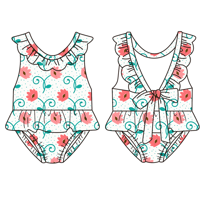 Premium Baby Swimming Clothing Girls One