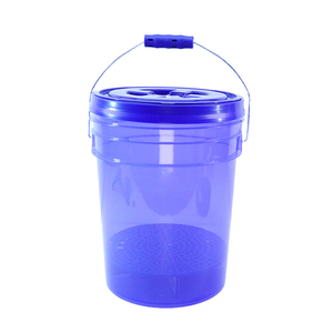 5 Gallon <b>Bucket</b> with Gamma Lid clear <b>Plastic</b> <b>Bucket</b> 20L Car Washing <b>Bucket</b> with special handle - Product Image 4