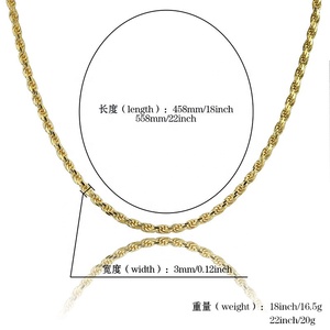 Hot di Alta Qualità 3 millimetri 18 Inch 100% 925 gioielli In Argento Sterling <span class=keywords><strong>Collana</strong></span> Della Catena Della <span class=keywords><strong>Corda</strong></span> Per Le Donne Uomini Oro Argento monili di modo del Regalo - Product Image 2