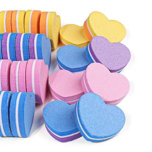 Limas de Uñas de Doble Cara con Logotipo Personalizado, EVA y Papel de Lija, Grano 100/180, Forma de Corazón, Herramientas para el Cuidado de las Uñas - Product Image 2