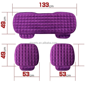 Funda Protectora <span class=keywords><strong>para</strong></span> Asiento <span class=keywords><strong>de</strong></span> Coche Universal, Antideslizante, <span class=keywords><strong>de</strong></span> Felpa, <span class=keywords><strong>para</strong></span> Invierno, Mantiene el Calor, Delantera y Trasera-57 - Product Image 6