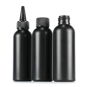 30ml/50ml/60ml/100ml/120ml/150ml/200ml/250ml/300ml HDPE chai nhựa màu đen với vít mũ và sắc nét vòi mũ - Product Image 2
