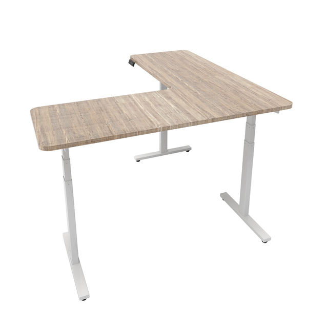 3A3 Telescopic Ergonomic Stainless Steel Height Adjustable Home and Office Work Standing Desk Lifting Computer Table