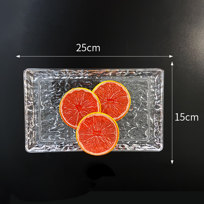 Plato de fruta con base de hielo (25*15CM)
