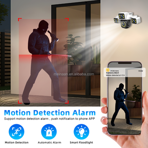 Kamera keamanan CCTV WIFI IP, <span class=keywords><strong>3</strong></span> lensa 6MP nirkabel WiFi jaringan PTZ IPC360 Home luar ruangan - Product Image 6