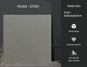 Fornitura di fabbrica moderna Foshan ceramica opaca piastrelle antiche in marmo modello pavimento in pietra struttura Carreaux materiali da costruzione Piso - Product Image 4