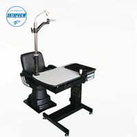 Équipement d'opticien C-190A Prix de gros Instrument ophtalmique Unité combinée Bureau et chaise