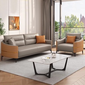 Ensemble de <span class=keywords><strong>canapé</strong></span> modulaire de bureau décontracté pour trois personnes, polyvalent, salles de réunion pour petites entreprises, réception, salon, hôtel - Product Image 2