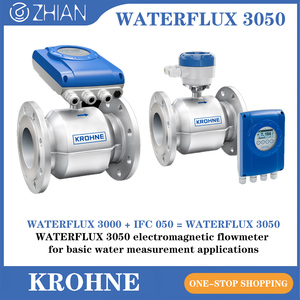 เครื่องวัดการไหลของของเหลว KROHNE แบบแม่เหล็ก รุ่น DN40 ขนาด 40 มม. WATERFLUX 3050 เซ็นเซอร์วัดการไหล - Product Image 6