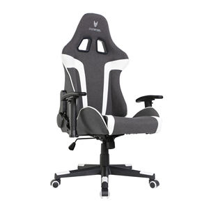 Venta al por mayor Comfort Racer E-Sports Chair para adultos <span class=keywords><strong>Gamer</strong></span> Chaise profesional con Tela Gris <span class=keywords><strong>negra</strong></span> acolchada función de masaje barato - Product Image 1