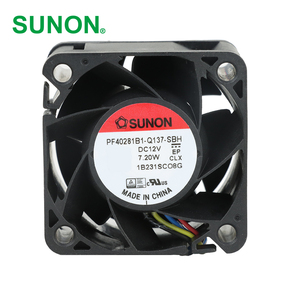 Ventilateur axial de refroidissement électrique SUNON PF40281B1-Q137-SBH 40x40x28mm 12VDC 7.2W pour armoire électrique et onduleur, avec roulement à billes, OEM ODM - Product Image 1