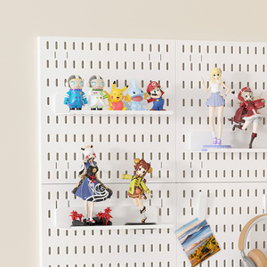 Estante <span class=keywords><strong>de</strong></span> Exhibición <span class=keywords><strong>de</strong></span> Pared sin Perforaciones para Sala <span class=keywords><strong>de</strong></span> Estar, Organizador <span class=keywords><strong>de</strong></span> Almacenamiento Montado en la Pared, Accesorios para Decoración <span class=keywords><strong>de</strong></span> Pared del Hogar - Product Image 3