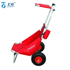Chariot <span class=keywords><strong>de</strong></span> pêche en aluminium pour extérieur chariot caddy surf pêche plage camping <span class=keywords><strong>poussette</strong></span> chaise pliante multifonctionnelle - Product Image 3