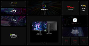 มอนิเตอร์เกม XG27ACMES a.u.rog Strix ของแท้27 "2560*1440 255Hz OC สูงกว่า144Hz 0.3MS Fast IPS - Product Image 3