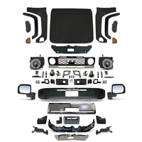 Kit carrosserie pour Land Cruiser LC76 2003-2023, mise à niveau vers le modèle LC76 2024, kit carrosserie avant et arrière, pare-chocs, phares, kits de carrosserie automobile
