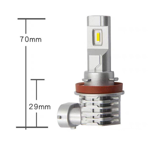 2 unids/set faro delantero LED de coche para MINI <span class=keywords><strong>Cooper</strong></span> R53 R50 R55 R56 R58 R60 R61 R56 H8/H9/H11/H16(<span class=keywords><strong>JP</strong></span>) tamaño halógeno CSP 1860 M4 faro antiniebla - Product Image 5