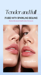 <span class=keywords><strong>Baume</strong></span> à lèvres teinté hydratant personnalisé à la fraise, étiquette privée, brillant hydratant végétalien, gloss à lèvres en gros - Product Image 2