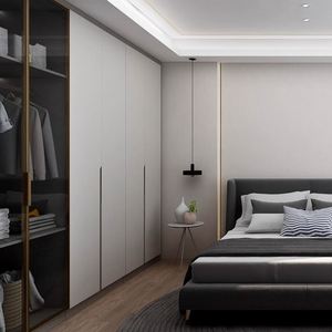 Armarios de Madera Modernos de Alta Calidad con Múltiples Compartimentos para Almacenamiento y Organización del Dormitorio - Product Image 3