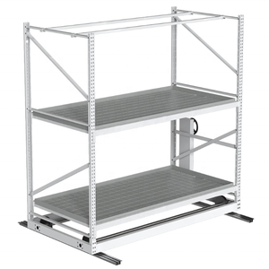 Customizable Small Greenhouse with Movable Tide Rack Seedbed Tray Rolling <strong>Table</strong> for Tomato Hydroponics Planting Agriculture - Product Image 3