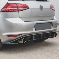 Diffuseur de lame arrière de type ABS V2 pour VW Golf 7 GTI MK7 GTI