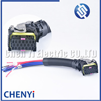 16 Pin Weichai Engine EDC7 Common Rail ECU Tablero de computadora Unidad de control electrónico Enchufe pigtail 0281020075 1928404195 1928404201