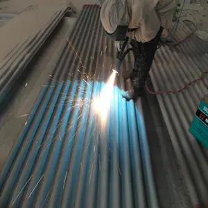 Power plant boiler water-cooling wall repair and anti-wear coating spraying with Arc spray system