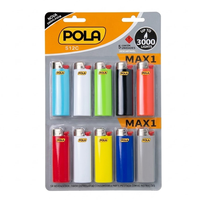 Briquet jetable classique Flint pour magasin de proximité – Utilisation pour cigarettes, en plastique, avec boîte de présentation sur comptoir, approvisionnement en vrac