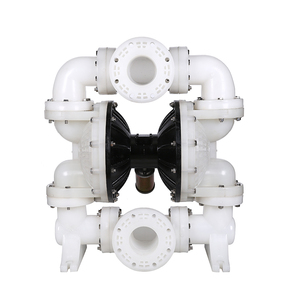 Pompes pneumatiques à diaphragme en plastique PP, transfert de produits chimiques, résistance aux acides, double pompe à commande pneumatique QBY-K80 Plast - Product Image 4