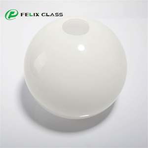 Cúpula de Vidrio Blanco Ópalo de Tamaño Personalizado, Pantalla de Vidrio para Lámpara de Techo, Lámpara Colgante de Interior - Product Image 5