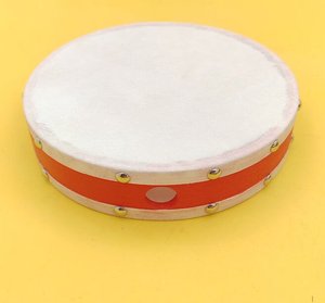 Wholesale 6 Inches Wooden Sheepskin Hand <b>Drums</b> With Wooden Sticks Double-sided <b>Drum</b> Music Orff Percussion Instruments - Product Image 4