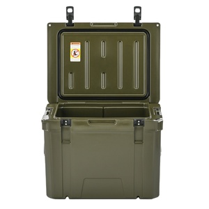 55QT Big Cooler Box To Transport Rotomolded Cooler Box