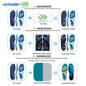 Joghn Aanpasbare Orthopedische Eva Poron Verstelbare Orthopedische Binnenzool Plantaire Fasciitis Inlegzolen 220 Lbs Orthesen Binnenzool - Product Image 2