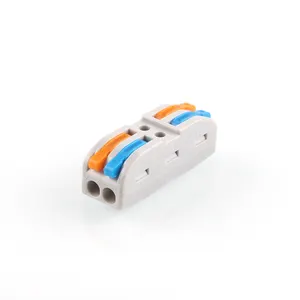 2 Way Lever Nuts Wire connectors with Colored levers 2 Conductor splices Assortment Conductor Splicing SPL-2 Wire connector