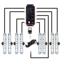Nouveaux accessoires de voiture, éclairage de calandre de voiture étanche avec télécommande sans fil pour SUV, camionnette, éclairage de jour à LED
