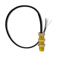 Untuk Lingkungan Keras dan Kerasan yang Ekstrem, Sensor Kecepatan RPM Mesin Efek Hall, Penginderaan Magnetik Suhu Tinggi, Output Gelombang Persegi 4.5-30V