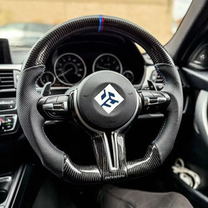 Volante de Cuero Perforado de Fibra de Carbono Personalizado para BMW Serie G LCI G20 G30 G21 G22 G23 320i 325i 330i 2019 2020 <span class=keywords><strong>2023</strong></span> - Product Image 1