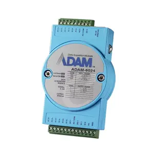 Advantech Adam-6024 12-kanaals Geïsoleerde Algemene Tcp-Module Die Input/Output Modbus-Protocol Ondersteunt