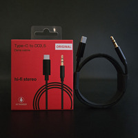 Amplificateurs stéréo Hi-Fi, puces numériques, câbles audio auxiliaires USB Type C femelle vers DC 3.5 mâle