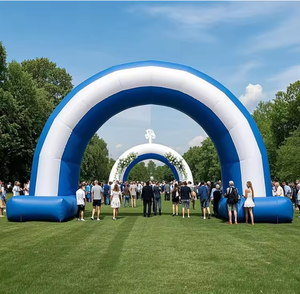 Arche gonflable de ligne d'arrivée de départ Arche gonflable de décoration de festival de musique de course de <span class=keywords><strong>marathon</strong></span> Arc gonflable d'entrée pour l'extérieur - Product Image 1