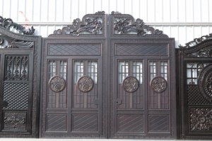 Bisagras para Puerta Corredera de Entrada de Aluminio Fundido Automáticas, Certificadas por CE, de Fábrica OEM, con Protección Anticorrosión, Modernas para Patio - Product Image 5