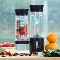 Mini-mixeur personnel USB personnalisé pour les voyages, mixeur portable pour jus, mixeur manuel 500 ml, mixeur portable