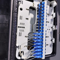 Boîte de distribution à fibre optique NAP ODP FTB FTTH FAT FP 16/24/32/36/48 Core avec connecteurs SC LC pour réseaux Wi-Fi