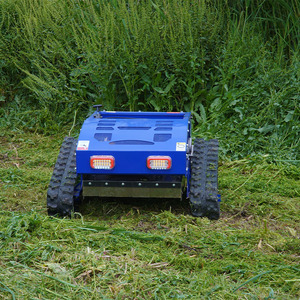 Лучшая коммерческая газонокосилка для зеленых территорий, простой дизайн, 4-тактный двигатель, гусеничный привод, дистанционное управление, для фермерских работ, с лезвиями для травы - Product Image 3