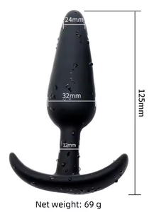 Set de 3 Tapones Anales de Silicona para Principiantes, Masajeador de Próstata, <span class=keywords><strong>Dilatador</strong></span> <span class=keywords><strong>Anal</strong></span> y Bolas Anales, Entrenador Sexual <span class=keywords><strong>Anal</strong></span> - Product Image 4