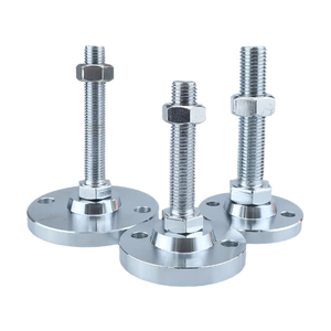 Support de base robuste en acier au carbone avec vis de réglage intégrée M16 M20 M24 pour équipement mécanique - Product Image 1