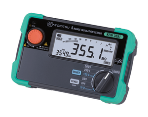 Comprobador de Continuidad y Aislamiento Digital Kyoritsu KEW 3552, 50-1000V, Rápido (0.5s), 40G, PI/DAR, Registro de Datos USB, Salida de 200mA - Product Image 2