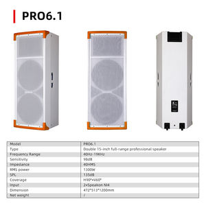 ลำ<span class=keywords><strong>โพ</strong></span><span class=keywords><strong>ง</strong></span>ระบบเสีย<span class=keywords><strong>ง</strong></span> PA แบบพาสซีฟระดับมืออาชีพ Lane PRO6.1 ดีไซน์ยอดนิยม ขนาด <span class=keywords><strong>15</strong></span> <span class=keywords><strong>นิ้ว</strong></span> คู่  แบบฟูลเรนจ์ คุณภาพเสีย<span class=keywords><strong>ง</strong></span>ไฮไฟ สำหรับ<span class=keywords><strong>ง</strong></span>าน<span class=keywords><strong>คาราโอเกะ</strong></span>และปาร์ตี้ - Product Image 2