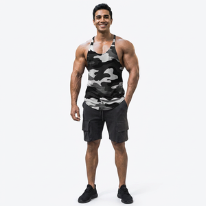Camiseta Deportiva de Compresión para Hombre, Tejida y Transpirable, con Logotipo Personalizado del Fabricante, Poliéster/Algodón - Product Image 1